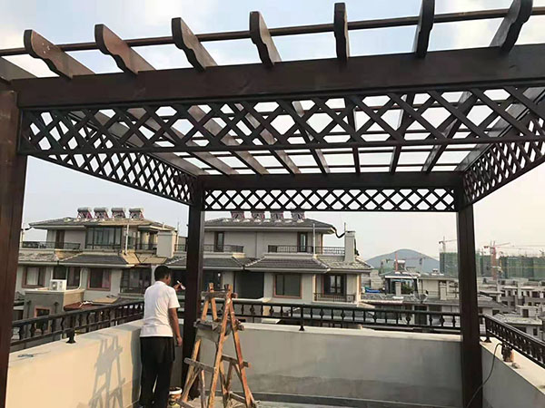 金(jīn)科(kē)桃花(huā)源葡萄架